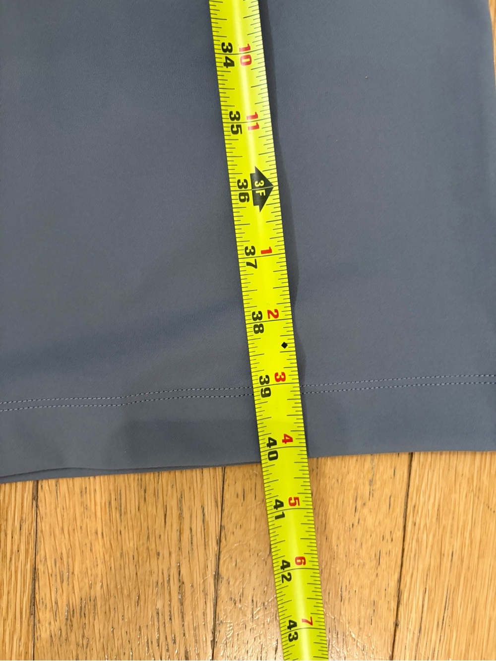 Halara Flex DayStretch High Waisted Straight Leg Work Pants Blue NWT L - Picture 8 of 10